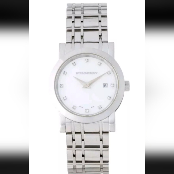 Burberry Heritage Watch Good Condition Luxury Womens Stainless Steel Designer - Picture 1 of 6